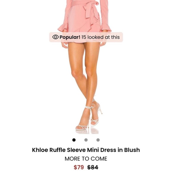 More to Come Blush Mini Dress - Picture 1 of 3